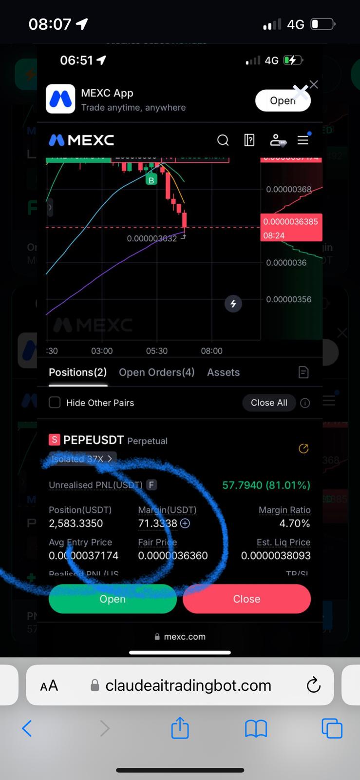 PEPE +81%